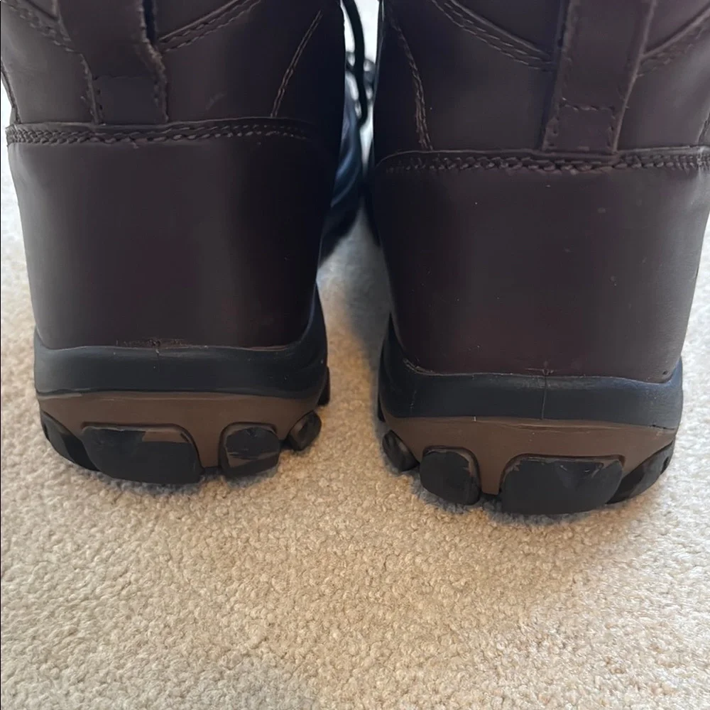 Keen Brown Leather Boots with Sturdy Design - Picture 6 of 10